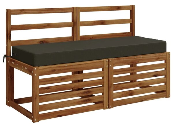 Jastuk za sjedalo SOEST 100% poliester Antracit - Antracit 120 x 40 x 10 cm Melange
