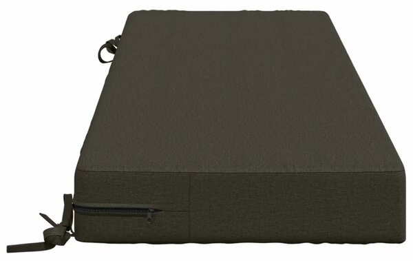 Jastuk za sjedalo SOEST 100% poliester Antracit - Antracit 120 x 40 x 10 cm Melange