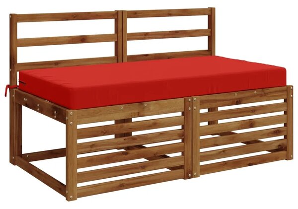 Jastuk za sjedalo SOEST 100% poliester Crvena 120 x 60 x 10 cm - Crvena 120 x 60 x 10 cm Poliester