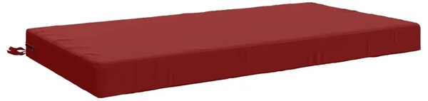 Jastuk za sjedalo SOEST 100% poliester Vinska crvena - boja crnog vina 120 x 60 x 10 cm Poliester