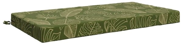 Jastuk za sjedalo SOEST 100% poliester Dizajn lista - Dezen s listom 120 x 60 x 10 cm Poliester