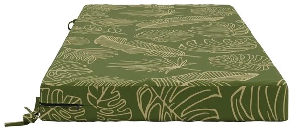 Jastuk za sjedalo SOEST 100% poliester Dizajn lista - Dezen s listom 120 x 60 x 10 cm Poliester