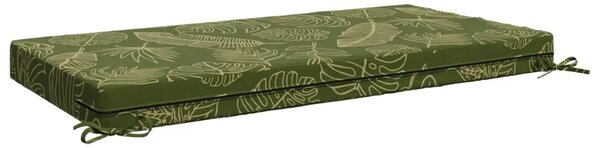 Jastuk za sjedalo SOEST 100% poliester Dizajn lista - Dezen s listom 120 x 60 x 10 cm Poliester
