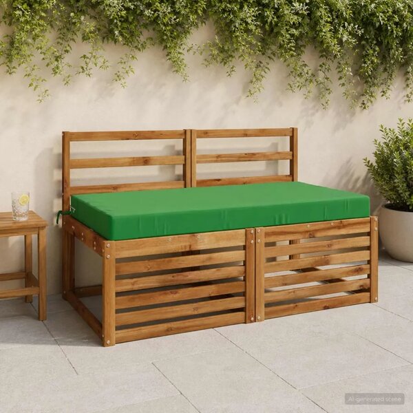 Jastuk za sjedalo SOEST 100% poliester Zelena 120 x 60 x 10 cm - Zelena 120 x 60 x 10 cm Poliester