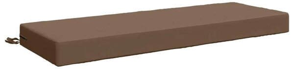 Jastuk za sjedalo SOEST 100% poliester Sivosmeđa - Sivosmeđa 120 x 40 x 10 cm Melange