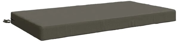Jastuk za sjedalo SOEST 100% poliester Siva 120 x 60 x 10 cm - Siva 120 x 60 x 10 cm Melange