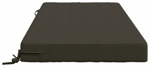 Jastuk za sjedalo SOEST 100% poliester Antracit - Antracit 120 x 60 x 10 cm Melange