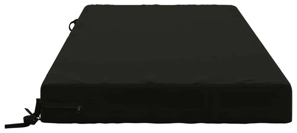 Jastuk za sjedalo SOEST 100% poliester Crna 120 x 60 x 10 cm - Crna 120 x 60 x 10 cm Poliester