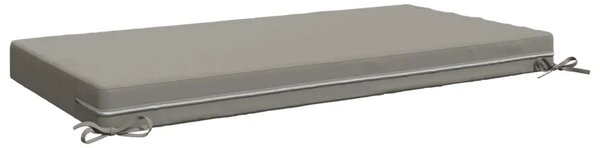 Jastuk za sjedalo SOEST 100% poliester Siva 120 x 60 x 10 cm - Siva 120 x 60 x 10 cm Poliester