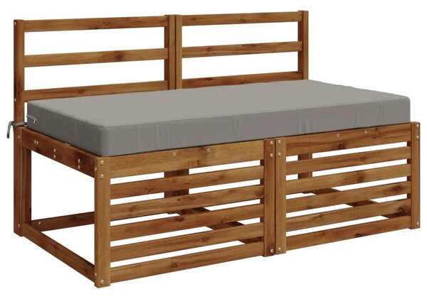 Jastuk za sjedalo SOEST 100% poliester Siva 120 x 60 x 10 cm - Siva 120 x 60 x 10 cm Poliester
