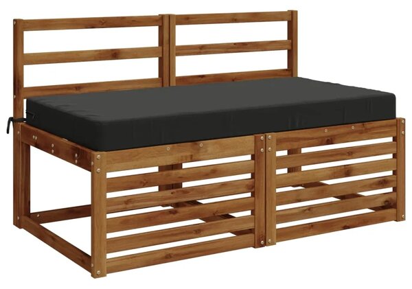 Jastuk za sjedalo SOEST 100% poliester Antracit - Antracit 120 x 60 x 10 cm Poliester