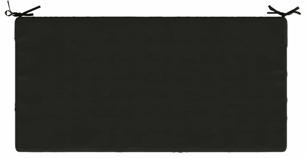 Jastuk za sjedalo SOEST 100% poliester Crna 120 x 60 x 10 cm - Crna 120 x 60 x 10 cm Poliester
