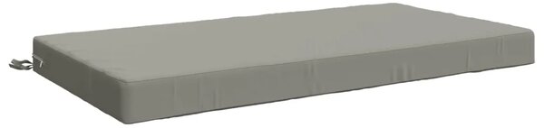 Jastuk za sjedalo SOEST 100% poliester Siva 120 x 60 x 10 cm - Siva 120 x 60 x 10 cm Poliester
