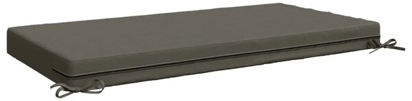 Jastuk za sjedalo SOEST 100% poliester Siva 120 x 60 x 10 cm - Siva 120 x 60 x 10 cm Melange