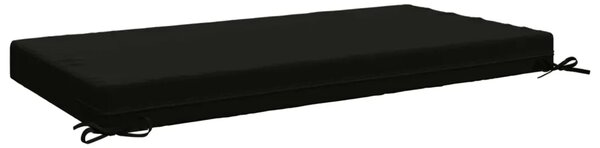 Jastuk za sjedalo SOEST 100% poliester Crna 120 x 60 x 10 cm - Crna 120 x 60 x 10 cm Poliester