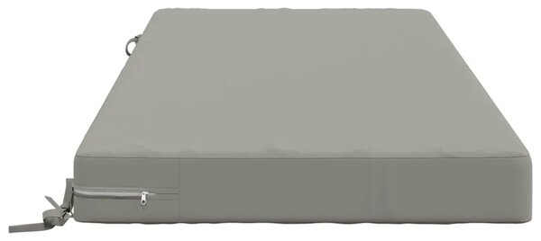Jastuk za sjedalo SOEST 100% poliester Siva 120 x 60 x 10 cm - Siva 120 x 60 x 10 cm Poliester