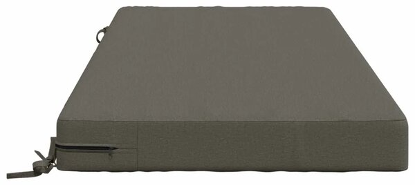 Jastuk za sjedalo SOEST 100% poliester Siva 120 x 60 x 10 cm - Siva 120 x 60 x 10 cm Melange