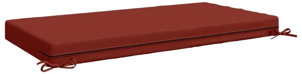 Jastuk za sjedalo SOEST 100% poliester Crvena 120 x 60 x 10 cm - Crvena 120 x 60 x 10 cm Melange