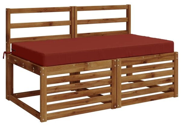 Jastuk za sjedalo SOEST 100% poliester Crvena 120 x 60 x 10 cm - Crvena 120 x 60 x 10 cm Melange
