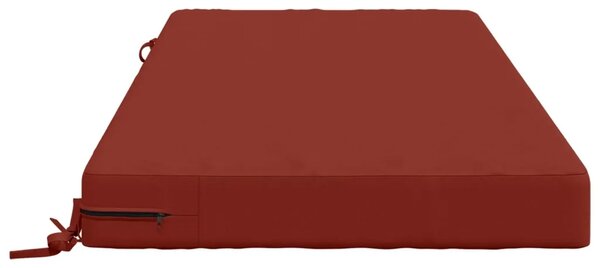 Jastuk za sjedalo SOEST 100% poliester Crvena 120 x 60 x 10 cm - Crvena 120 x 60 x 10 cm Melange