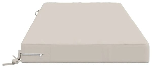 Jastuk za sjedalo SOEST 100% poliester Bijela 120 x 60 x 10 cm - Bijela 120 x 60 x 10 cm Melange