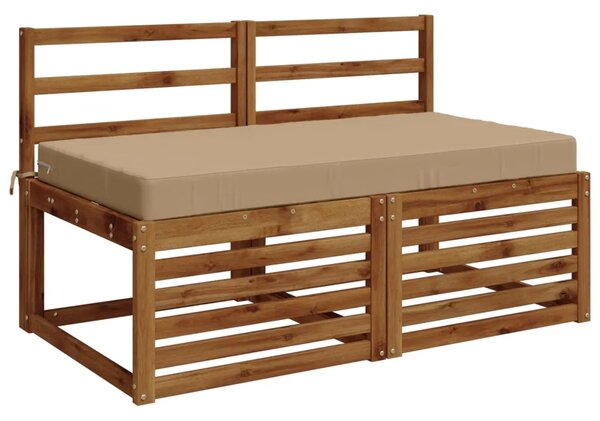 Jastuk za sjedalo SOEST 100% poliester Pijesak 120 x 60 x 10 cm - Pijesak 120 x 60 x 10 cm Melange