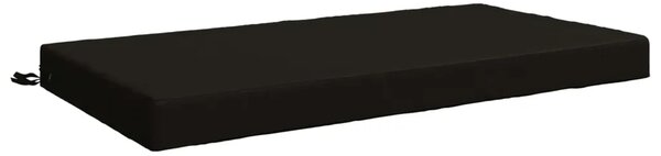 Jastuk za sjedalo SOEST 100% poliester Crna 120 x 60 x 10 cm - Crna 120 x 60 x 10 cm Melange