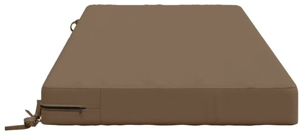 Jastuk za sjedalo SOEST 100% poliester Sivosmeđa - Sivosmeđa 120 x 60 x 10 cm Melange
