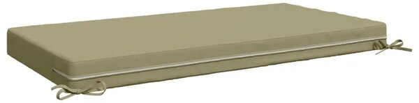 Jastuk za sjedalo SOEST 100% poliester Svijetlo zelena - Svijetlo zelena 120 x 60 x 10 cm Melange
