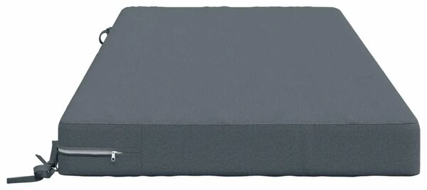 Jastuk za sjedalo SOEST 100% poliester Plava 120 x 80 x 10 cm - Plava 120 x 80 x 10 cm Melange