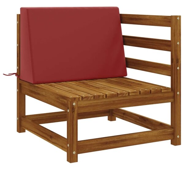Jastuk za naslon SOEST 100% poliester boja crnog vina - boja crnog vina 60 x 20 x 40 cm Poliester