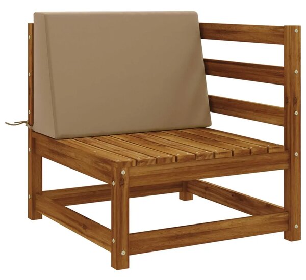 Jastuk za naslon SOEST 100% poliester Sivosmeđa 60 x 20 x 40 cm - Sivosmeđa 60 x 20 x 40 cm Poliester
