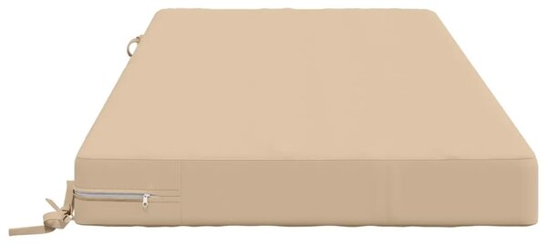 Jastuk za sjedalo SOEST 100% poliester Krem 120 x 80 x 10 cm - Krem 120 x 80 x 10 cm Melange