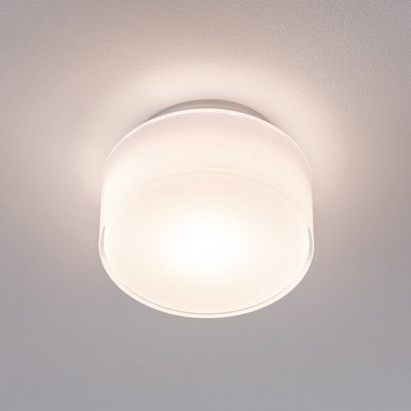 Paulmann LED stropna svjetiljka Maro, bijela, Ø 16 cm, IP44, Bijela, kupaonica, Plastika