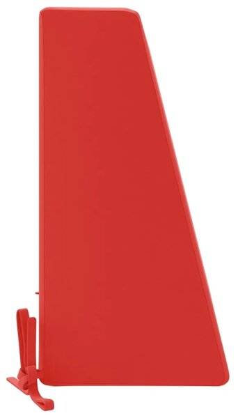 Jastuk za naslon SOEST 100% poliester Crvena 60 x 20 x 40 cm - Crvena 60 x 20 x 40 cm Poliester