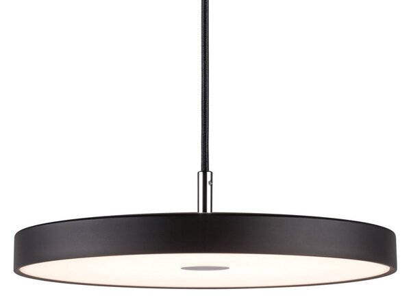 Paulmann LED viseća svjetiljka Hildor, crna Ø 31 cm, 3 stupnja zatamnjenja, prigušiva, Crno, Dnevni boravak/blagovaonica, Metal