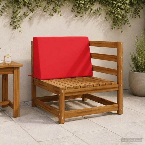Jastuk za naslon SOEST 100% poliester Crvena 60 x 20 x 40 cm - Crvena 60 x 20 x 40 cm Poliester