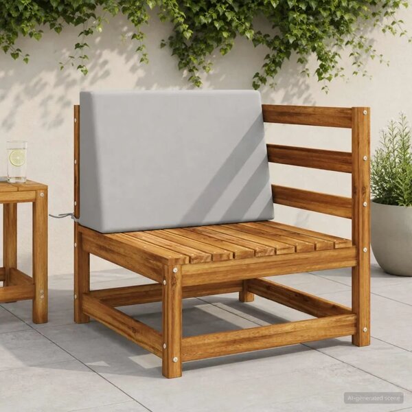 Jastuk za naslon SOEST 100% poliester Siva 60 x 20 x 40 cm - Siva 60 x 20 x 40 cm Poliester