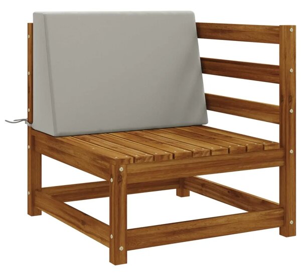 Jastuk za naslon SOEST 100% poliester Siva 60 x 20 x 40 cm - Siva 60 x 20 x 40 cm Poliester