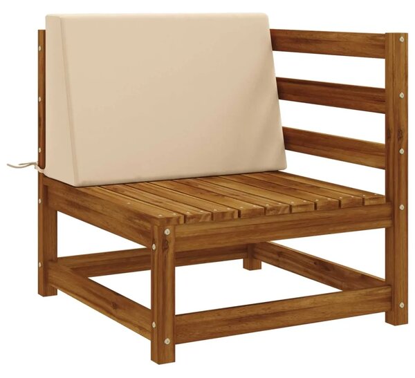 Jastuk za naslon SOEST 100% poliester Krem 60 x 20 x 40 cm - Krem 60 x 20 x 40 cm Melange
