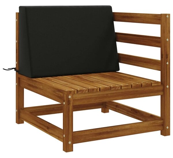 Jastuk za naslon SOEST 100% poliester Crna 60 x 20 x 40 cm - Crna 60 x 20 x 40 cm Melange