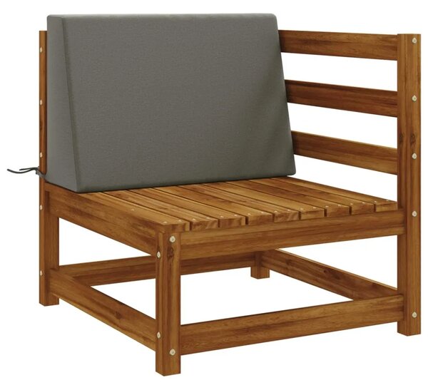 Jastuk za naslon SOEST 100% poliester Siva 60 x 20 x 40 cm - Siva 60 x 20 x 40 cm Melange