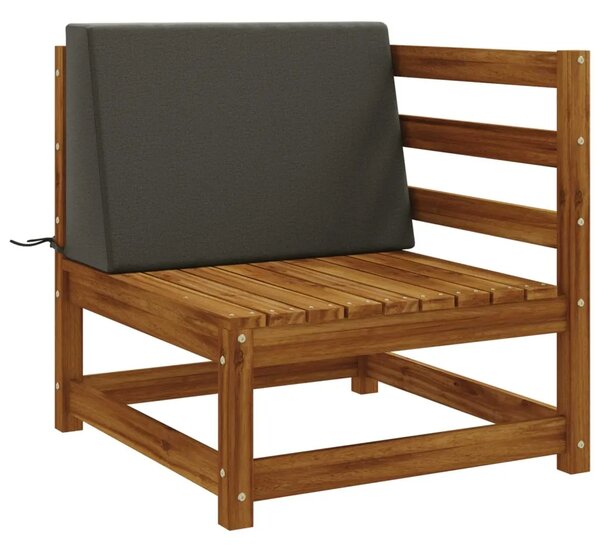 Jastuk za naslon SOEST 100% poliester Antracit 60 x 20 x 40 cm - Antracit 60 x 20 x 40 cm Melange