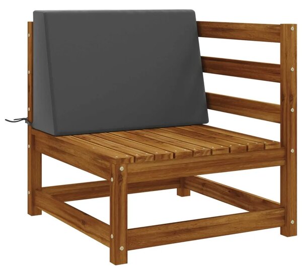 Jastuk za naslon SOEST 100% poliester Antracit 60 x 20 x 40 cm - Antracit 60 x 20 x 40 cm Poliester
