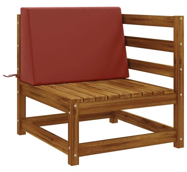Jastuk za naslon SOEST 100% poliester Crvena 60 x 20 x 40 cm - Crvena 60 x 20 x 40 cm Melange