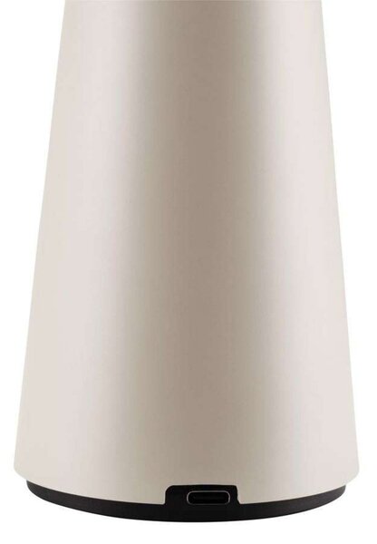 Globen Lighting Cannes punjiva stolna lampa, bež, 26 cm IP44, prigušiva, Bež, Dnevni boravak/blagovaonica, Plastika