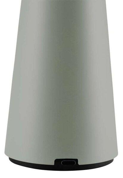 Globen Lighting Cannes punjiva stolna lampa, zelena, 26 cm IP44, prigušiva, Zelena, Dnevni boravak/blagovaonica, Plastika