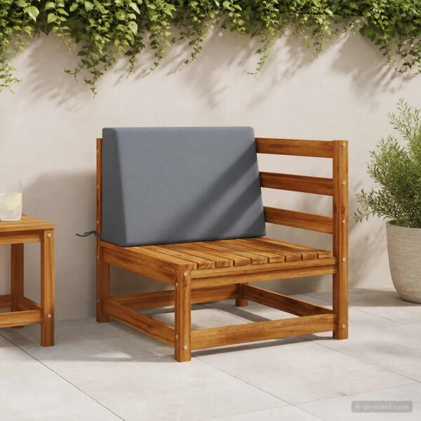 Jastuk za naslon SOEST 100% poliester Plava 60 x 20 x 40 cm - Plava 60 x 20 x 40 cm Melange