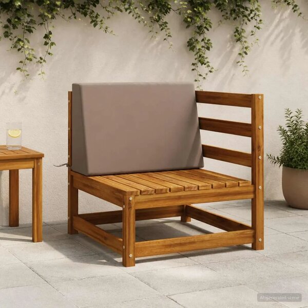 Jastuk za naslon SOEST 100% poliester Sivosmeđa 60 x 20 x 40 cm - Sivosmeđa 60 x 20 x 40 cm Melange