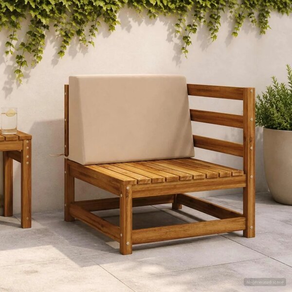 Jastuk za naslon SOEST 100% poliester Pijesak 60 x 20 x 40 cm - Pijesak 60 x 20 x 40 cm Melange